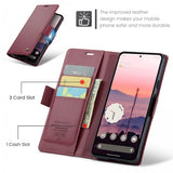 CaseMe Google Pixel 9/9 Pro/Pixel 10/10 Pro Kotelo 023 Series Punainen