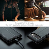 CaseMe Google Pixel 9/9 Pro/Pixel 10/10 Pro -suojakuori 023 Series, musta