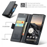 CaseMe Google Pixel 9/9 Pro/Pixel 10/10 Pro -suojakuori 023 Series, musta