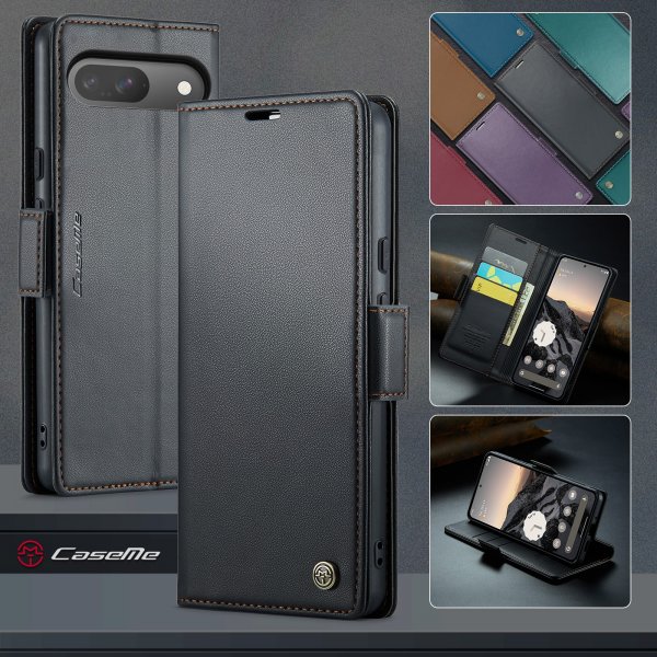 CaseMe Google Pixel 9/9 Pro/Pixel 10/10 Pro -suojakuori 023 Series, musta