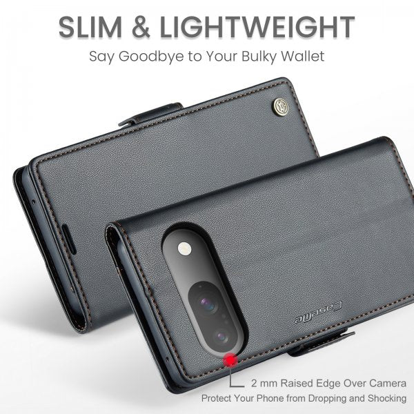 CaseMe Google Pixel 9/9 Pro/Pixel 10/10 Pro -suojakuori 023 Series, musta