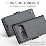 CaseMe Google Pixel 9/9 Pro/Pixel 10/10 Pro -suojakuori 023 Series, musta