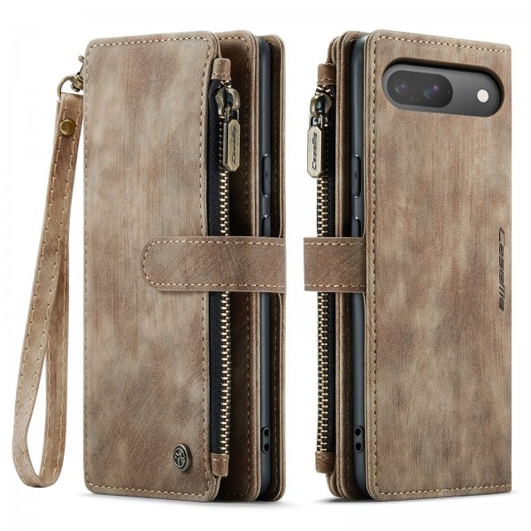CaseMe Google Pixel 9/9 Pro/Pixel 10/10 Pro -kotelo, C30-sarja, ruskea
