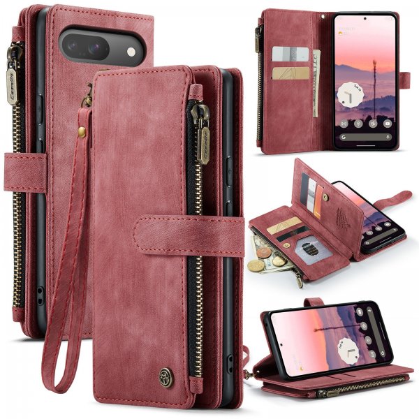 CaseMe Google Pixel 9/9 Pro/Pixel 10/10 Pro -kotelo C30-sarja Punainen