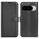 Google Pixel 10/Pixel 10 Pro Kotelo Litsi Musta