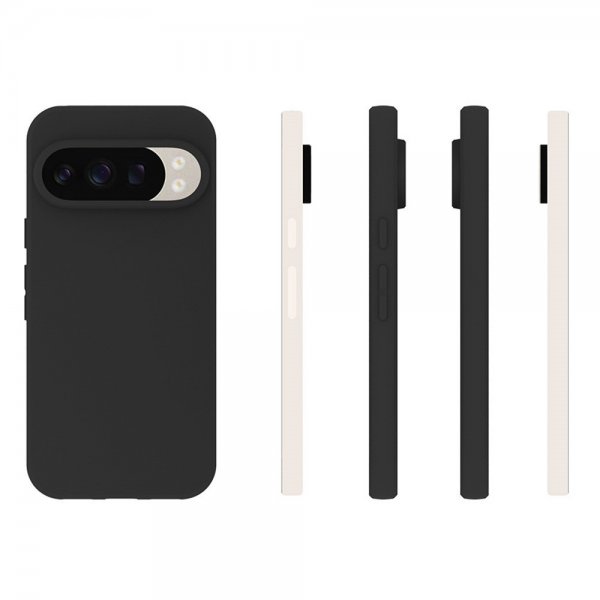 Nordic Covers Google Pixel 10/Pixel 10 Pro Suojakuori Feather Series Raven Black