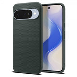 Spigen Google Pixel 10/Pixel 10 Pro -suojakuori Liquid Air MagFit Abyss Green