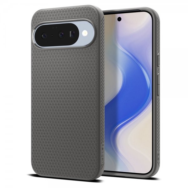 Spigen Google Pixel 10/Pixel 10 Pro Suojakuori Liquid Air MagFit Marble Gray