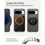 Spigen Google Pixel 10/Pixel 10 Pro Suojakuori Liquid Air MagFit Marble Gray