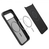 Spigen Google Pixel 10/Pixel 10 Pro Suojakuori Liquid Air MagFit Matte Black