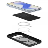Spigen Google Pixel 10/Pixel 10 Pro Suojakuori Liquid Air MagFit Matte Black