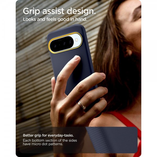 Spigen Google Pixel 10/Pixel 10 Pro Suojakuori Nano Pop MagFit Blueberry Navy