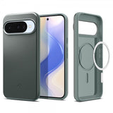 Spigen Google Pixel 10/Pixel 10 Pro -kuori Thin Fit MagFit Sage Green