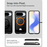 Spigen Google Pixel 10/Pixel 10 Pro Suojakuori Tough Armor MagFit Musta