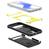 Spigen Google Pixel 10/Pixel 10 Pro Suojakuori Tough Armor MagFit Musta