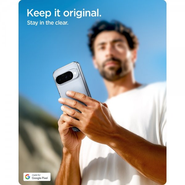 Spigen Google Pixel 10/Pixel 10 Pro -suojakuori Ultra Hybrid Crystal Clear