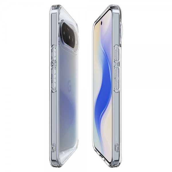 Spigen Google Pixel 10/Pixel 10 Pro -suojakuori Ultra Hybrid Crystal Clear