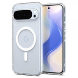 Spigen Google Pixel 10/Pixel 10 Pro Suojakuori Ultra Hybrid MagFit Clear White