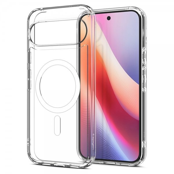 Spigen Google Pixel 10/Pixel 10 Pro Suojakuori Ultra Hybrid MagFit Clear White