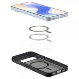 Spigen Google Pixel 10/Pixel 10 Pro Suojakuori Ultra Hybrid MagFit Frost Black