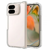 Nordic Covers Google Pixel 10 Pro Fold -suojakuori, Feather Series, läpinäkyvä