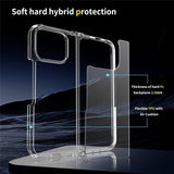 Nordic Covers Google Pixel 10 Pro Fold -suojakuori, Feather Series, läpinäkyvä