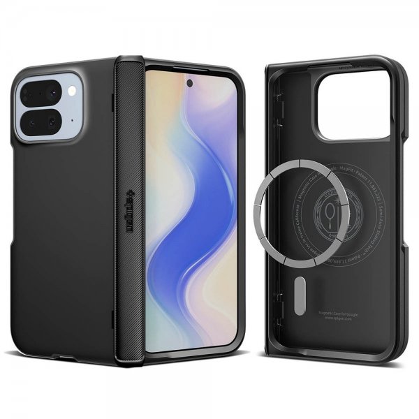 Spigen Google Pixel 10 Pro Fold -suojakuori Slim Armor Pro MagFit, musta