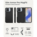 Spigen Google Pixel 10 Pro Fold -suojakuori Slim Armor Pro MagFit, musta
