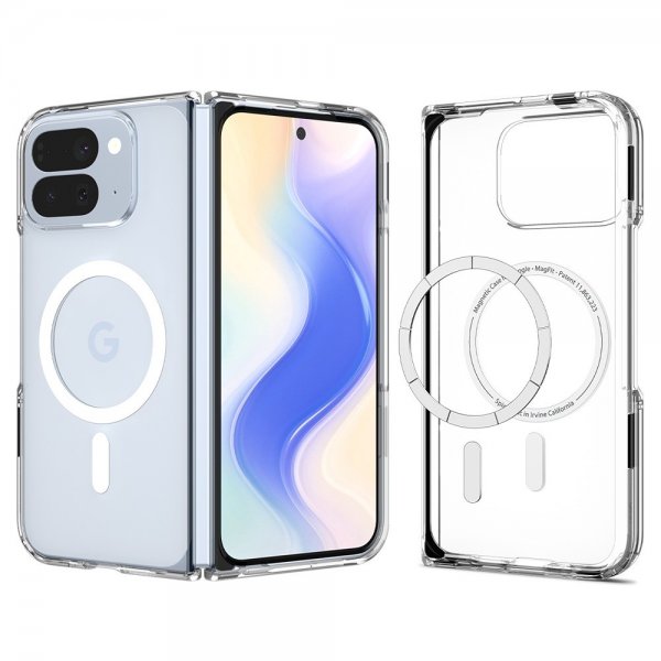 Spigen Google Pixel 10 Pro Fold Kotelo Ultra Hybrid MagFit Clear White