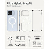 Spigen Google Pixel 10 Pro Fold Kotelo Ultra Hybrid MagFit Clear White