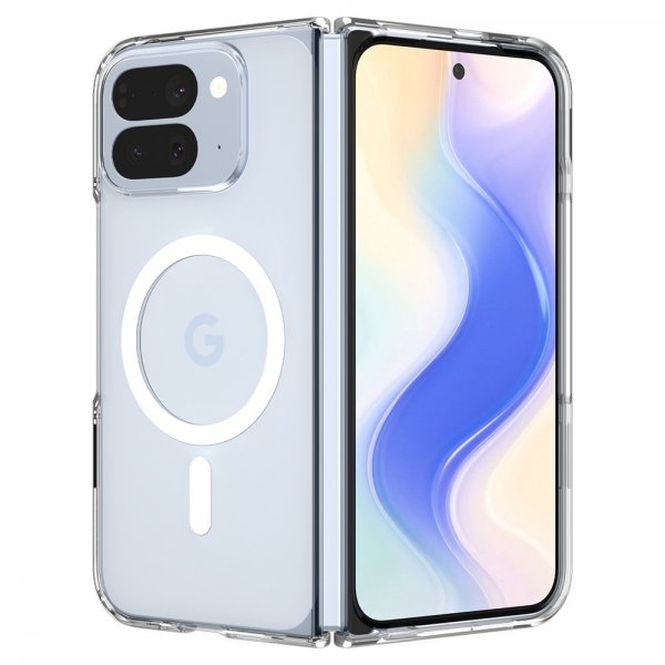 Spigen Google Pixel 10 Pro Fold Kotelo Ultra Hybrid MagFit Clear White