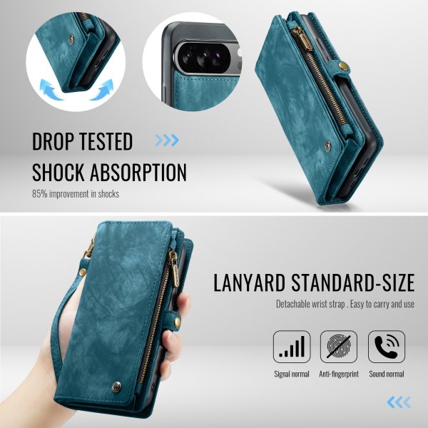 CaseMe Google Pixel 10 Pro XL -kotelo 008 Series irrotettava kuori, sininen