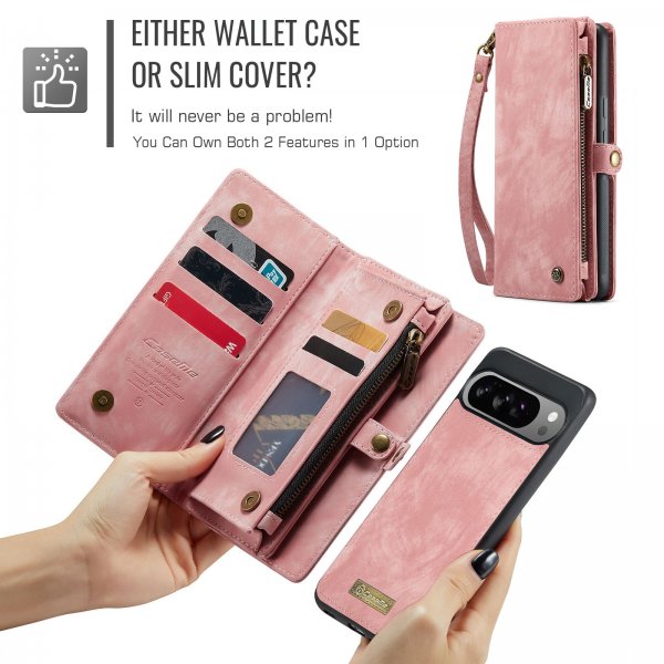 CaseMe Google Pixel 10 Pro XL -kotelo 008 Series Irrotettava kuori, vaaleanpunainen