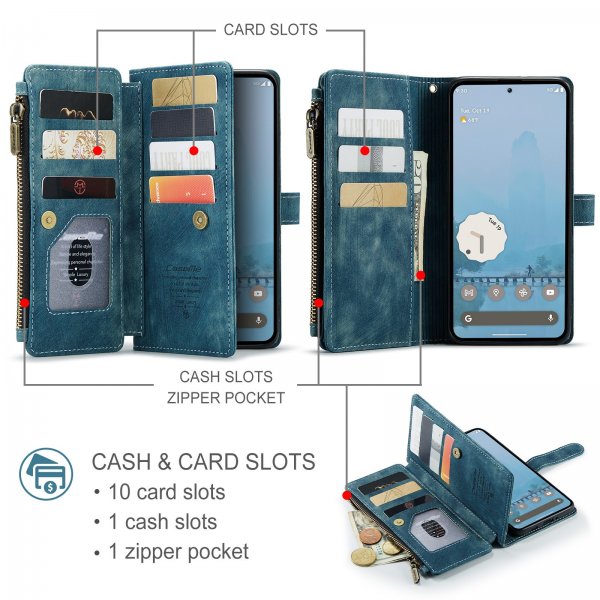 CaseMe Google Pixel 10 Pro XL Kotelo C30-sarja Sininen