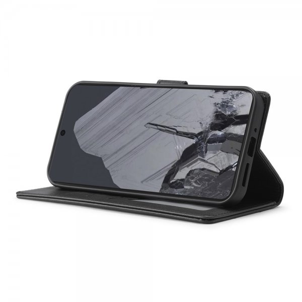 Lc.Imeeke Google Pixel 10 Pro XL Suojakotelo Korttipaikalla, Jalustatoiminnolla, Musta