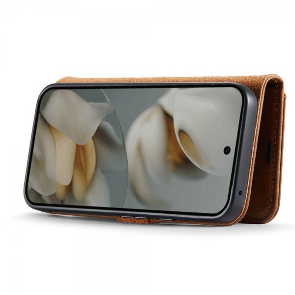 Dg.Ming Google Pixel 10 Pro XL Kotelo irrotettavalla kuorella Ruskea