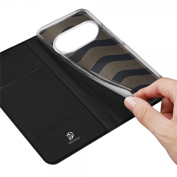 Dux Ducis Google Pixel 10 Pro XL -kotelo Skin Pro Series musta