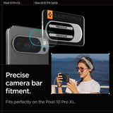 Spigen Google Pixel 10 Pro XL kamerasuojalasi, EZ Fit Optic 2-pakkaus