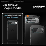 Spigen Google Pixel 10 Pro XL kamerasuojalasi, EZ Fit Optic 2-pakkaus