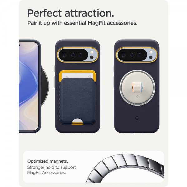 Spigen Google Pixel 10 Pro XL kuori Nano Pop MagFit Blueberry Navy