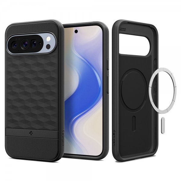 Spigen Google Pixel 10 Pro XL -suojakuori, Parallax MagFit, mattamusta