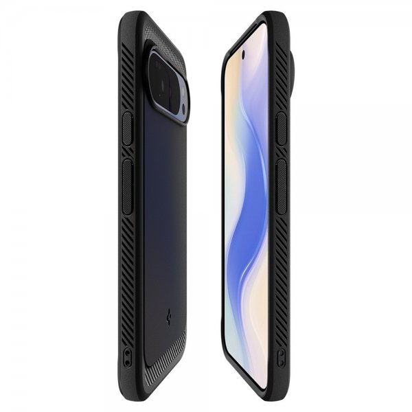 Spigen Google Pixel 10 Pro XL kuori Rugged Armor MagFit Matte Black