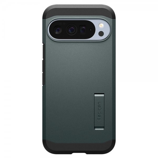 Spigen Google Pixel 10 Pro XL -kuori Tough Armor MagFit Abyss Green