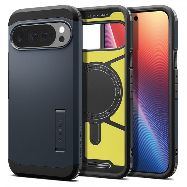 Spigen Google Pixel 10 Pro XL Suojakuori Tough Armor MagFit Metal Slate