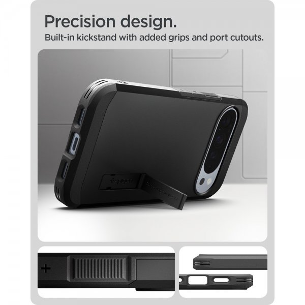 Spigen Google Pixel 10 Pro XL -kuori Tough Armor MagFit, musta