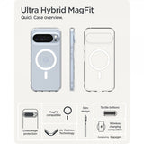 Spigen Google Pixel 10 Pro XL -suojakuori, Ultra Hybrid MagFit Clear White