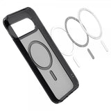 Spigen Google Pixel 10 Pro XL Ultra Hybrid MagFit Frost Black -suojakuori
