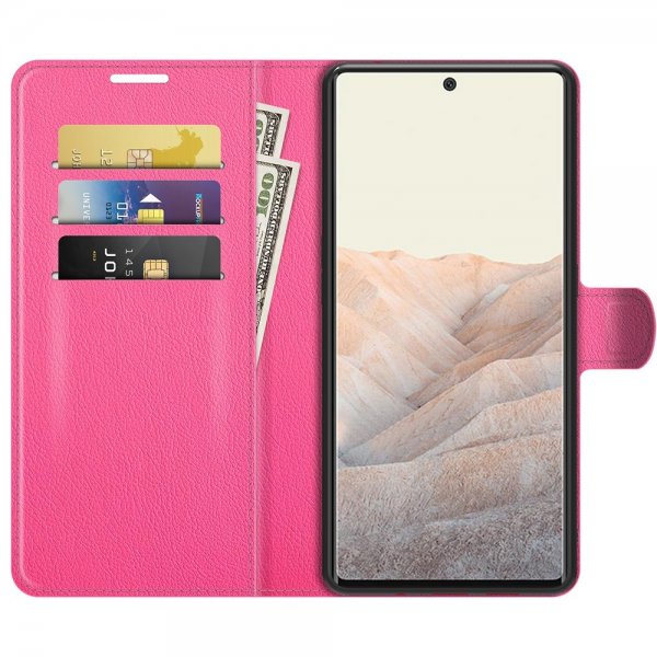 Google Pixel 6 Pro -kotelo, litsi, magenta