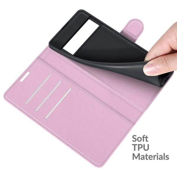 Google Pixel 6 Pro Kotelo Litsi Pinkki