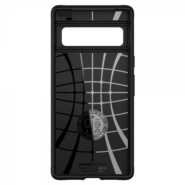 Spigen Google Pixel 6 Pro -kuori, Rugged Armor, mattamusta